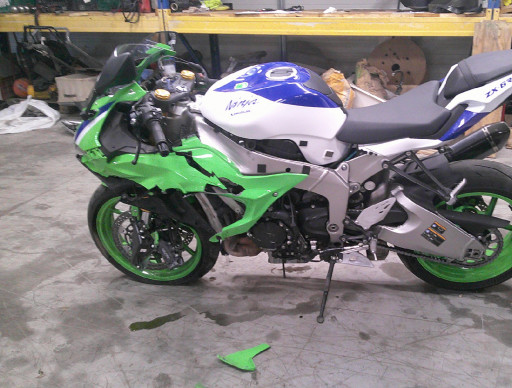 KAWASAKI ZX-6R 636 Accidentée RSV N°22508