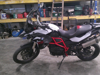 BMW F 800 GS petit choc RIV CG  N°22510