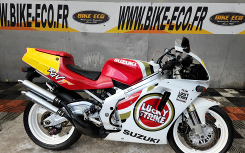 SUZUKI RGV 250 VJ22A LUCKY STRIKE 1991 23700 KMS 7990€ (REF63006)