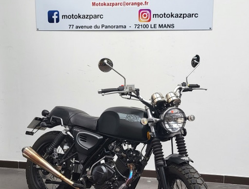 ORCAL SIRIO 125 FULL BLACK MAT REVISEE ET GARANTIE 12 MOIS 