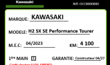 KAWASAKI H2 SX SE