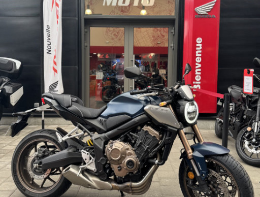 Honda CB650R Bleu Mat Full Bridable A2