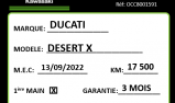 DUCATI DESERTX