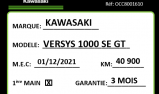 KAWASAKI VERSYS 1000 SE GRAND TOURER