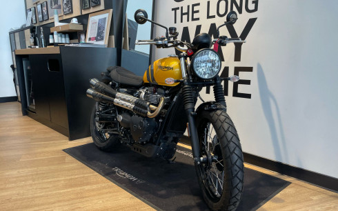 TRIUMPH SCRAMBLER 900 - BRIDEE A2 - 07/2024 - OCCASION - 1100 KMS