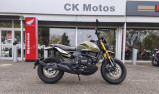 MOTO MORINI SEIEMMEZZO 650 SCR SCRAMBLER COLORIS VERT KAKI