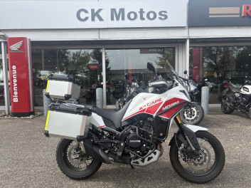 MOTO MORINI X-CAPE 650 ABS JANTES A RAYONS COLORIS BLANC