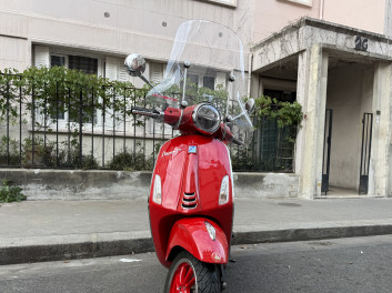 VESPA PRIMAVERA ELETTRICA 70 RED GARANTIE 6 MOIS ROUGE RED CRIT