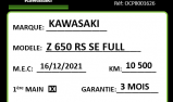 KAWASAKI Z 650 RS SE