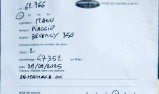PIAGGIO BEVERLY 350 ACCIDENTE pour GARAGE ou EXPORT (REF 62766)