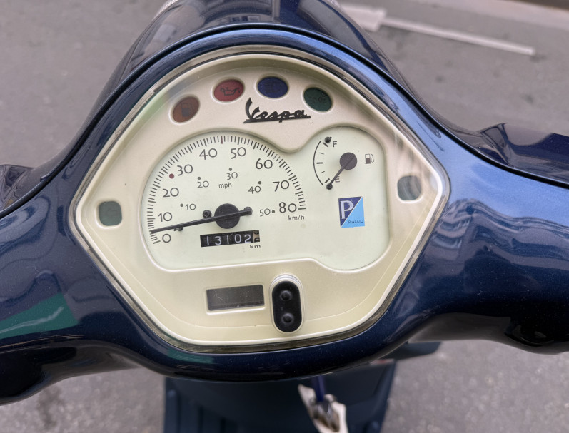 VESPA LX 50 FL CC 2T BLEU BRILLANT BON ETAT CRIT