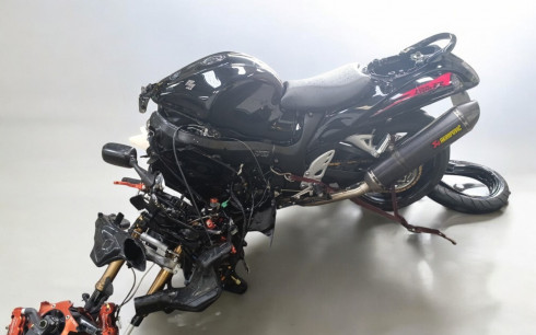 SUZUKI GSX 1300 R ACCIDENTE RSV