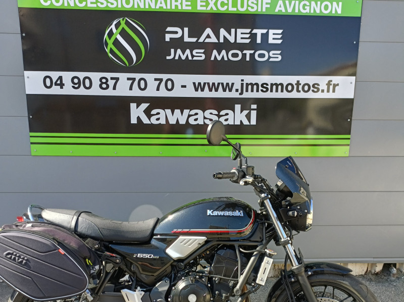 KAWASAKI Z650 RS 260 KMS VALISES SOUPLE +TETE DE FOUCHE
