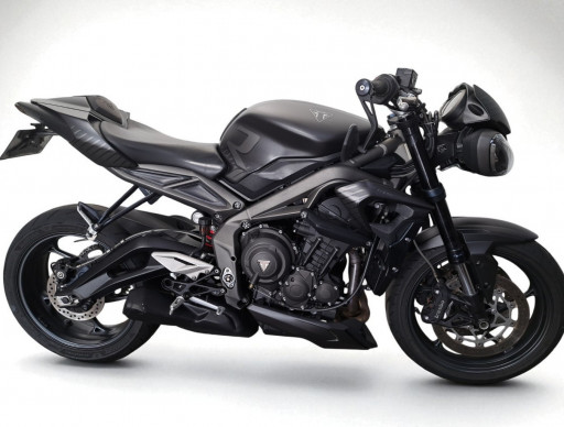 TRIUMPH STREET TRIPLE 765 ACCIDENTE  RSV 