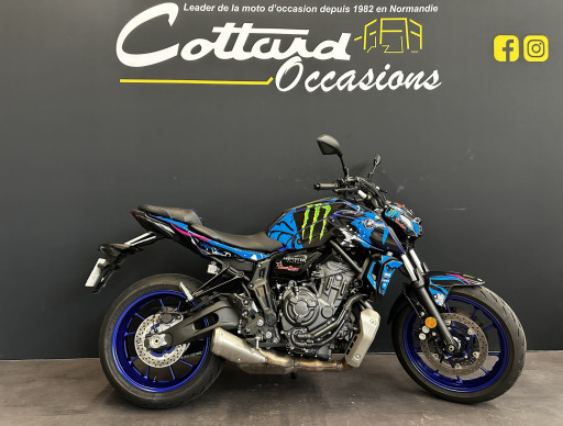 YAMAHA MT-07 (47.5CV) Quartararo A2 1ER MAIN REVISÉE & GARANTIE 2026 !