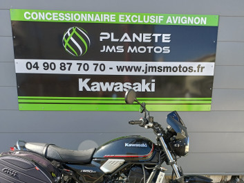 KAWASAKI Z650 RS 260 KMS VALISES SOUPLE +TETE DE FOUCHE