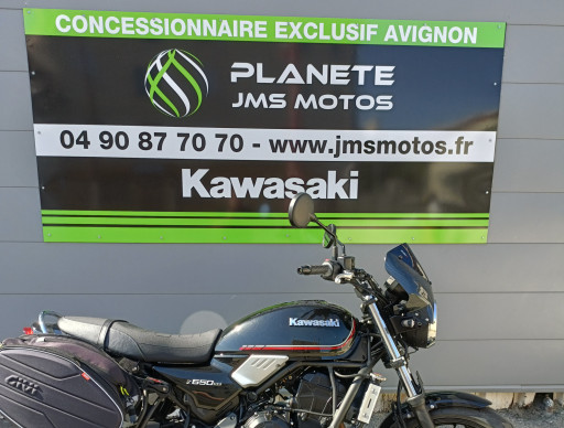 KAWASAKI Z650 RS 260 KMS VALISES SOUPLE +TETE DE FOUCHE