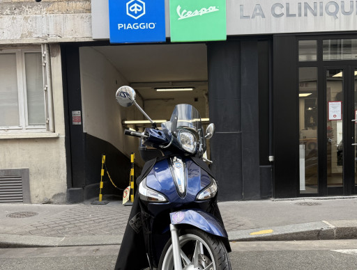 PIAGGIO LIBERTY 125 IGET CC GARANTIE 6 MOIS BLEU BRILLANT BON ETAT CRIT