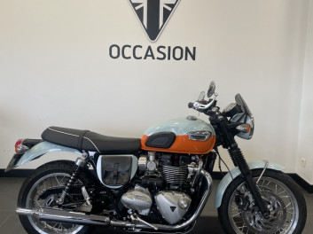 TRIUMPH BONNEVILLE T120 Meriden Blue / Tangerine
