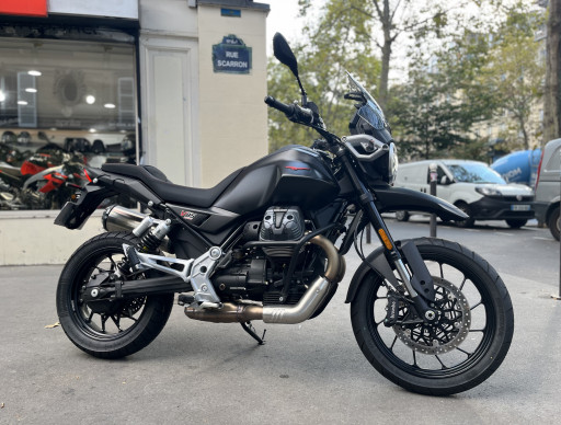 MOTO GUZZI V85 TT 850 STRADA - NOIR MAT - 1ER MAIN