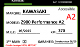 KAWASAKI Z 900 70Kw A2
