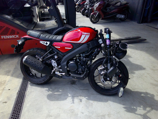 YAMAHA XSR 125 accidente rsv n°16697