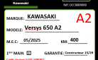 KAWASAKI VERSYS 650 A2