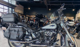 HARLEY-DAVIDSON SOFTAIL HERITAGE CLASSIC 103 CHARCOAL PEARL/BLUE SILVER 2014
