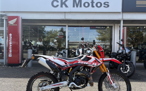 RIEJU MRT 50 PRO ENDURO COLORIS ROUGE / BLANC