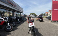 RIEJU MRT 50 PRO ENDURO COLORIS ROUGE / BLANC