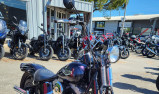 HARLEY-DAVIDSON SOFTAIL SPRINGER CROSS BONES FLSTSB