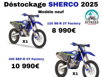 DESTOCKAGE SHERCO 2025 
