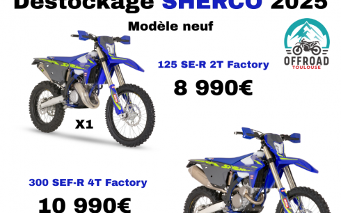 DESTOCKAGE SHERCO 2025 