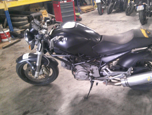 DUCATI 620 MONSTER ACCIDENTE RSV N°22290