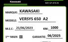 KAWASAKI VERSYS 650 A2