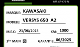 KAWASAKI VERSYS 650 A2