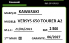 KAWASAKI VERSYS 650 A2