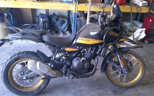 ROYAL ENFIELD HYMALAYAN 450 ACCIDENTE RSV N°22188