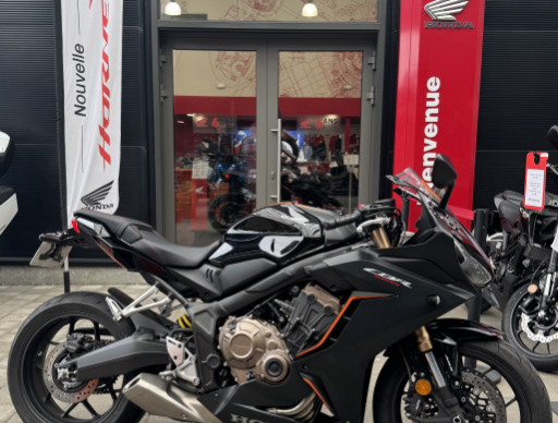 Honda CBR650R Noir et Orange Full Bridable A2