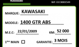KAWASAKI GTR 1400 ABS