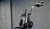TRES BELLE HARLEY-DAVIDSON SOFTAIL SPRINGER 1584 CROSS BONES NOIR 