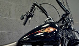 TRES BELLE HARLEY-DAVIDSON SOFTAIL SPRINGER 1584 CROSS BONES NOIR 