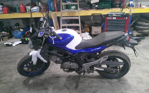 SUZUKI GLADIUS 650 ACCIDENTE RSV N°22317