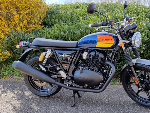 ROYAL ENFIELD INTERCEPTOR 650 BARCELONA BLUE MOTORS 54 à partir de 159.10€/ mois sur 60 mois
