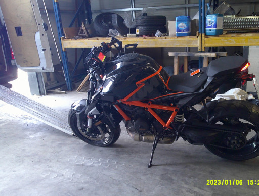 KTM 1290 SUPER DUKE ACCIDENTE RSV N°21850