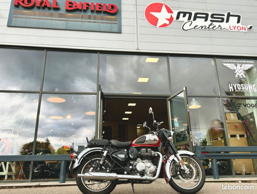 ROYAL ENFIELD CLASSIC 350 CHROME - 2022 - 3200 KM - OCCASION - GARANTIE / REVISEE / LIVRAISON POSSIBLE