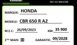 HONDA CBR650R A2