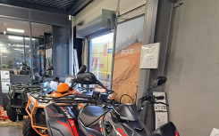 KYMCO MAXXER 300 + Nerf bar + Porte bagage 