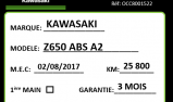 KAWASAKI Z650 ABS A2