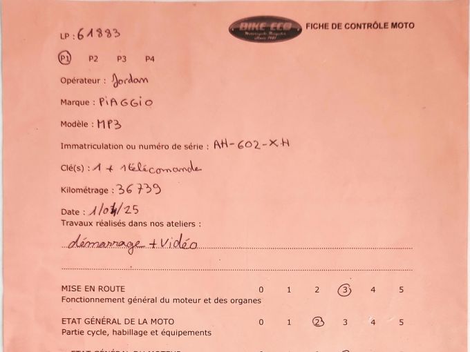 PIAGGIO MP3 125 4